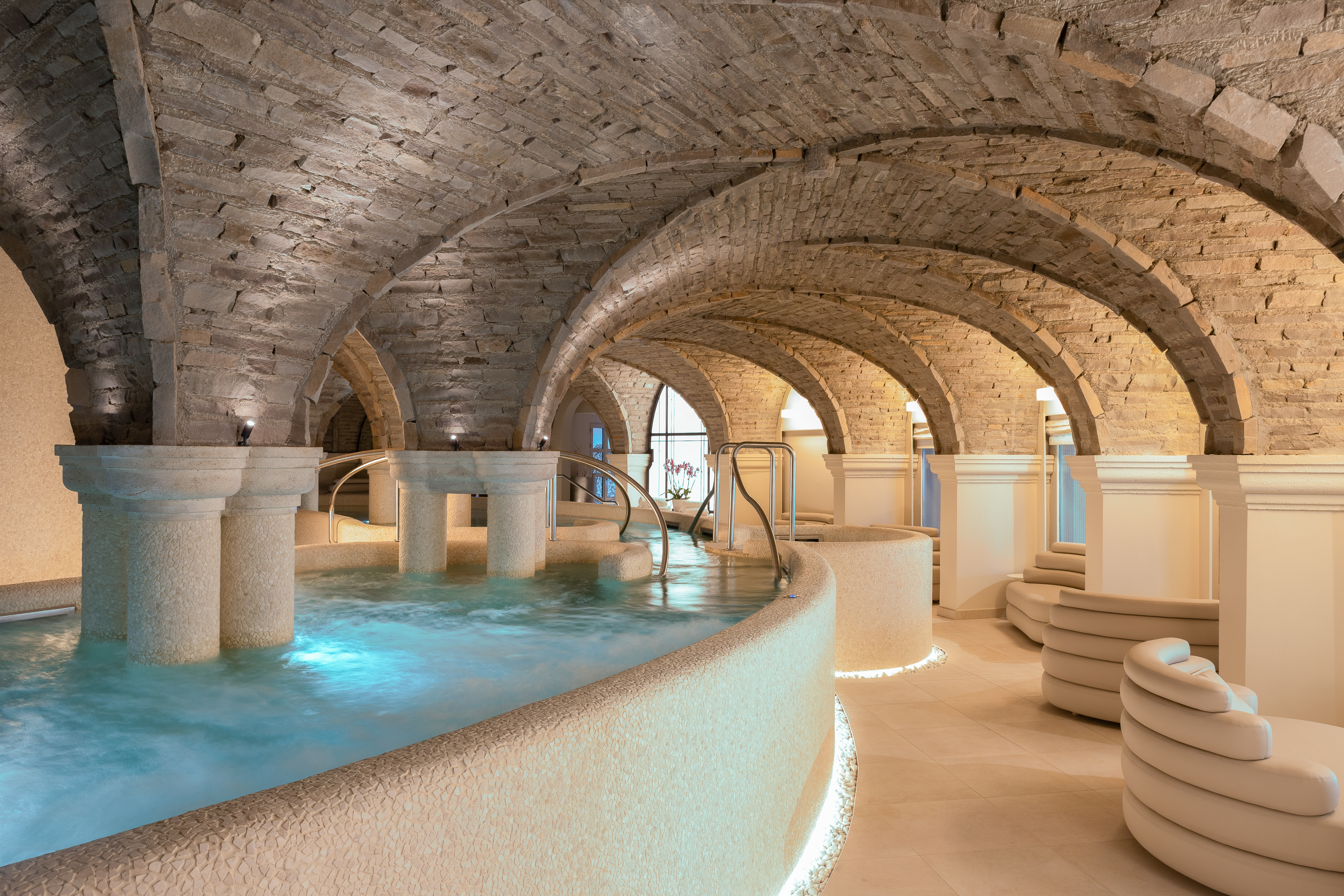 Bassins & Voutes du Spa Thalasso du Grand Hotel à Saint Jean de Luz